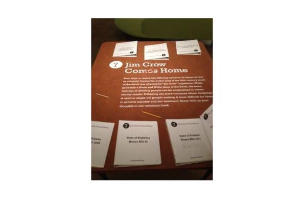 Exhibit image of Jim Crow