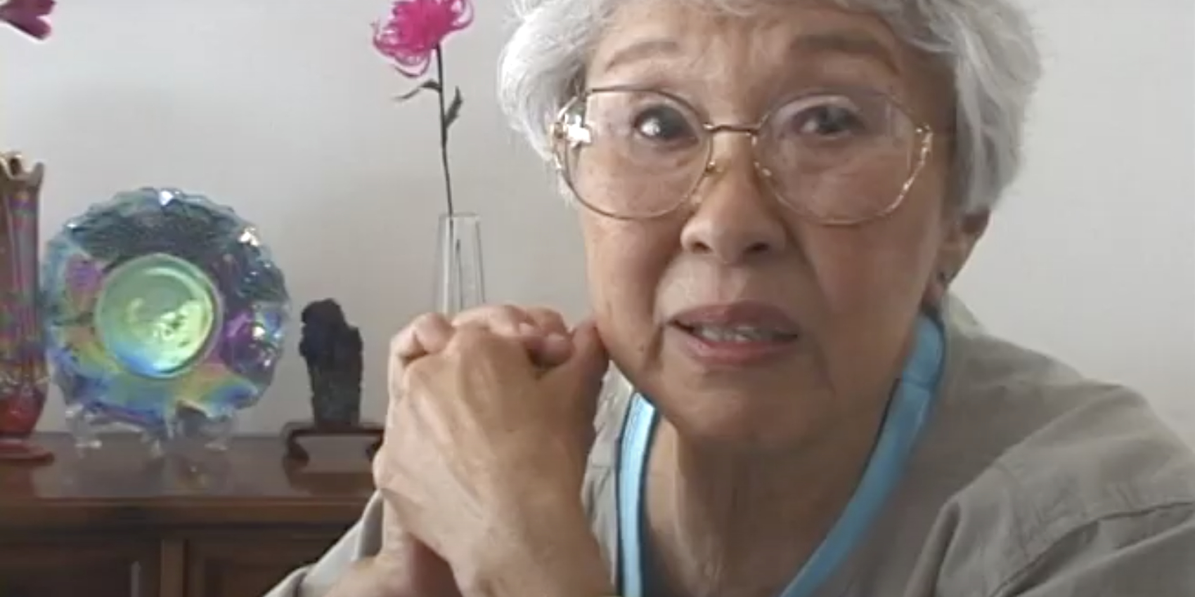 Wakako Yamauchi in the 2002 documentary Words, Weavings & Songs