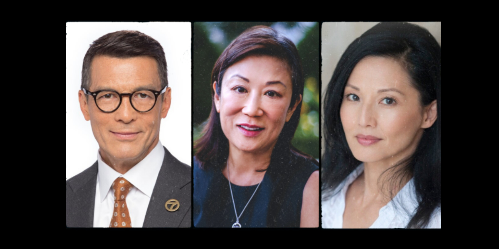 News anchor David Ono, author Shirley Ann Higuchi, and actress Tamlyn Tomita