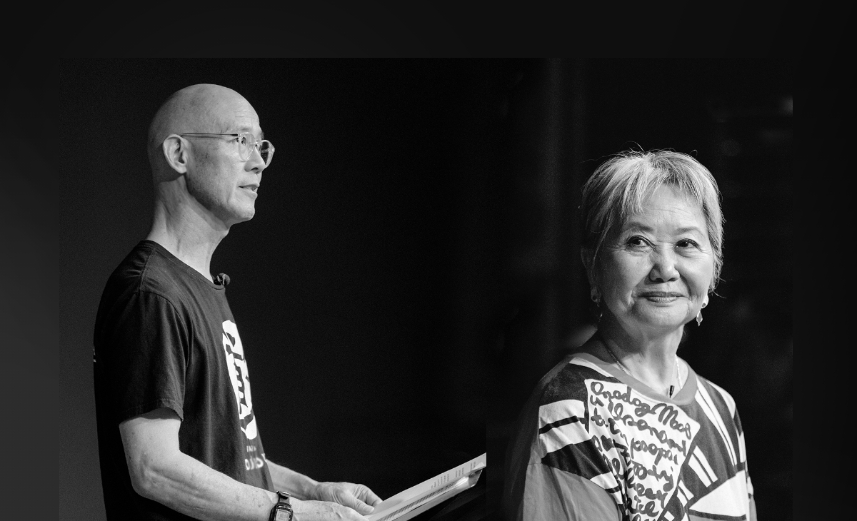 Performance artist Dan Kwong and veteran actress Takayo Fischer