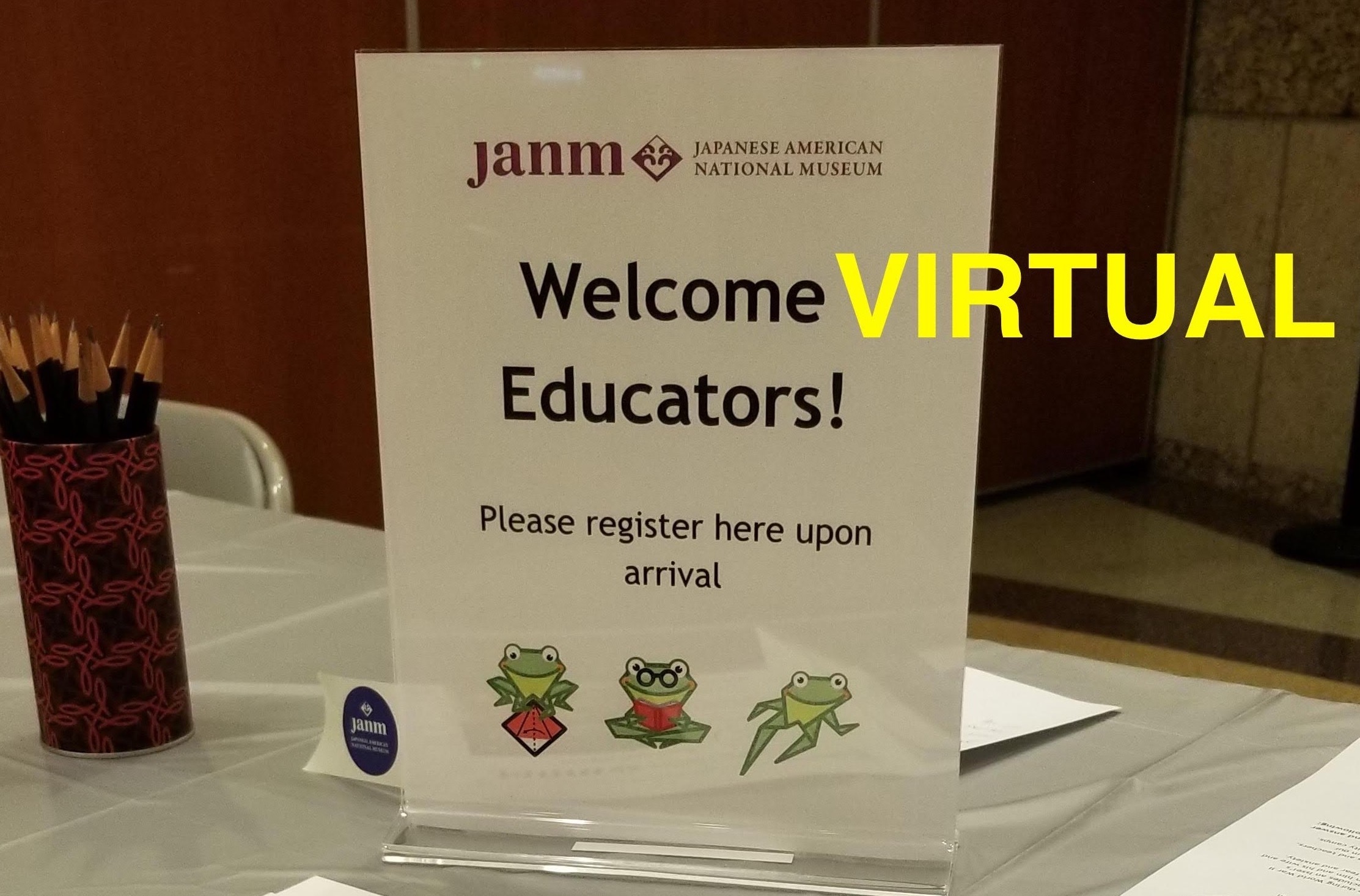 Virtual Educator Workshop 2020