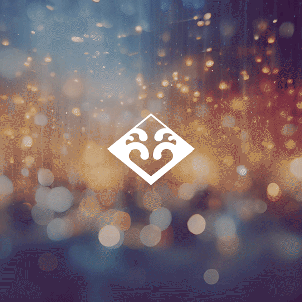 janm wave logo on top of a moving background of sparkling lights