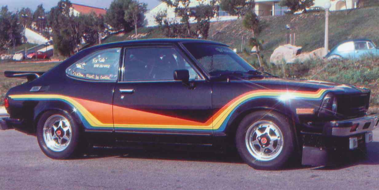 Ken Hashimoto Vega with rainbow stripes
