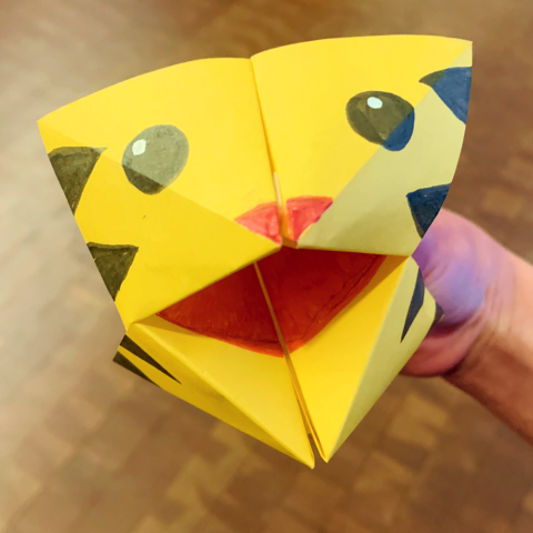 Tiger Face origami