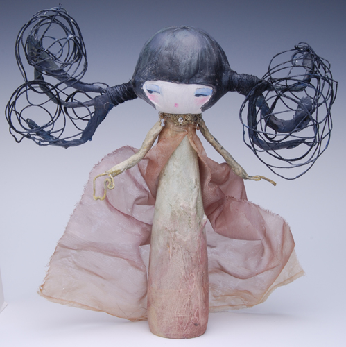 Custom kokeshi by Jacqueline Myers-Cho