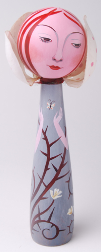 Custom kokeshi by Jody Hewgill