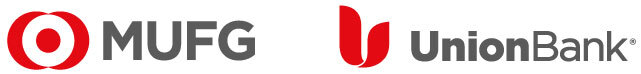 MUFG and Union Bank logos 