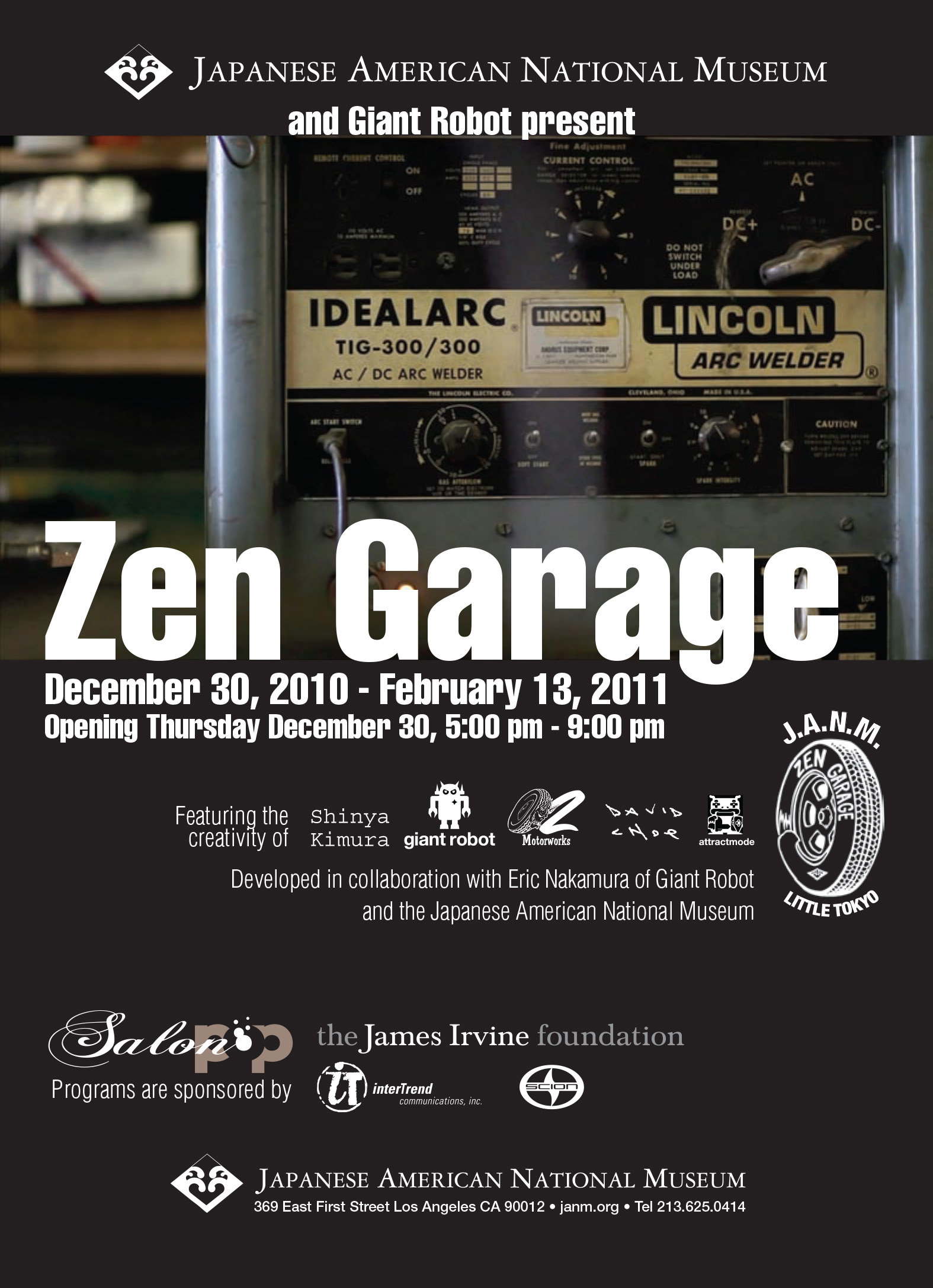 zen garage flyer