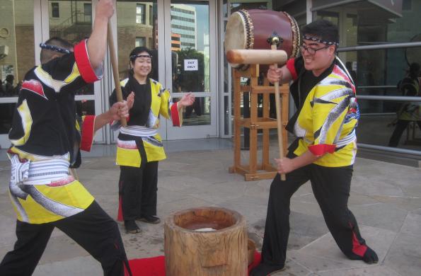 Oshogatsu 2020 Kodama Taiko mochitsuki demonstration