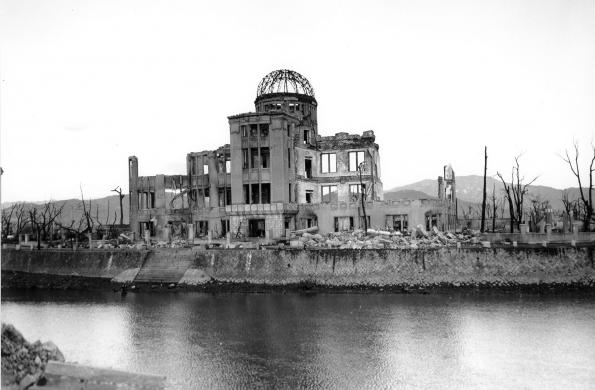 Atomic Bomb Dome, circa October–November, 1945
