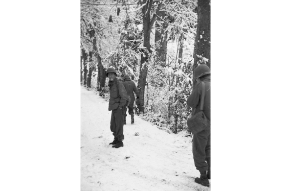Soldiers in the French Alps; Nice, France, November/December 1944.