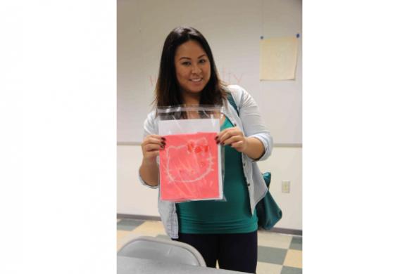 Hello Kitty Shibori workshop