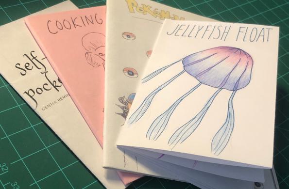 August 2021 tea and letter writing zine examples