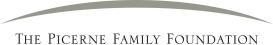 The Picerne Family Foundation logo on white background and gray arch across the top