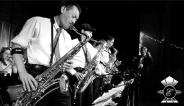 the fabulous esquires band with musicians playing sax