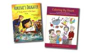 Hokusai's daughter and Coloring by Heart by Community by Gwen Muranaka and Eric Hayashi