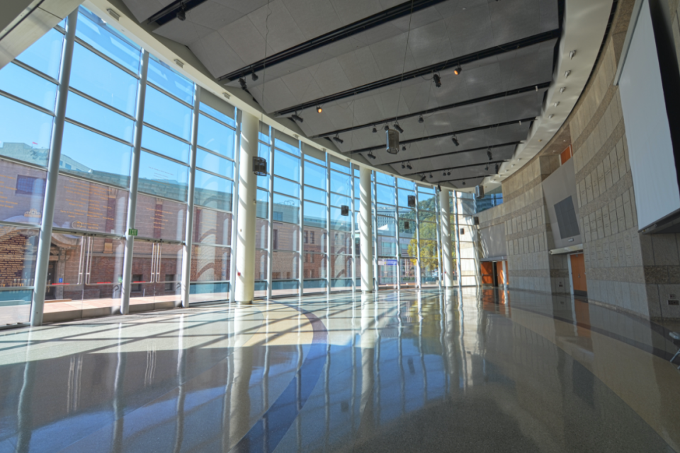 Empty lobby