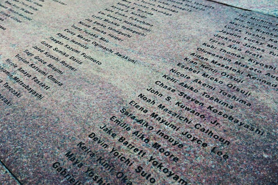 Children's Courtyard engravings at JANM