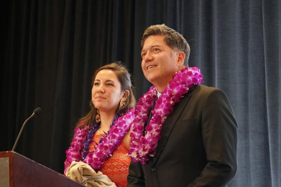 Erin Aoyama and Frank Buckley