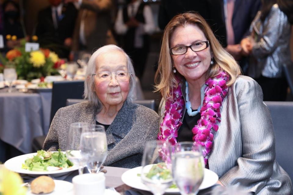 Hisako Terasaki and Ann Burroughs