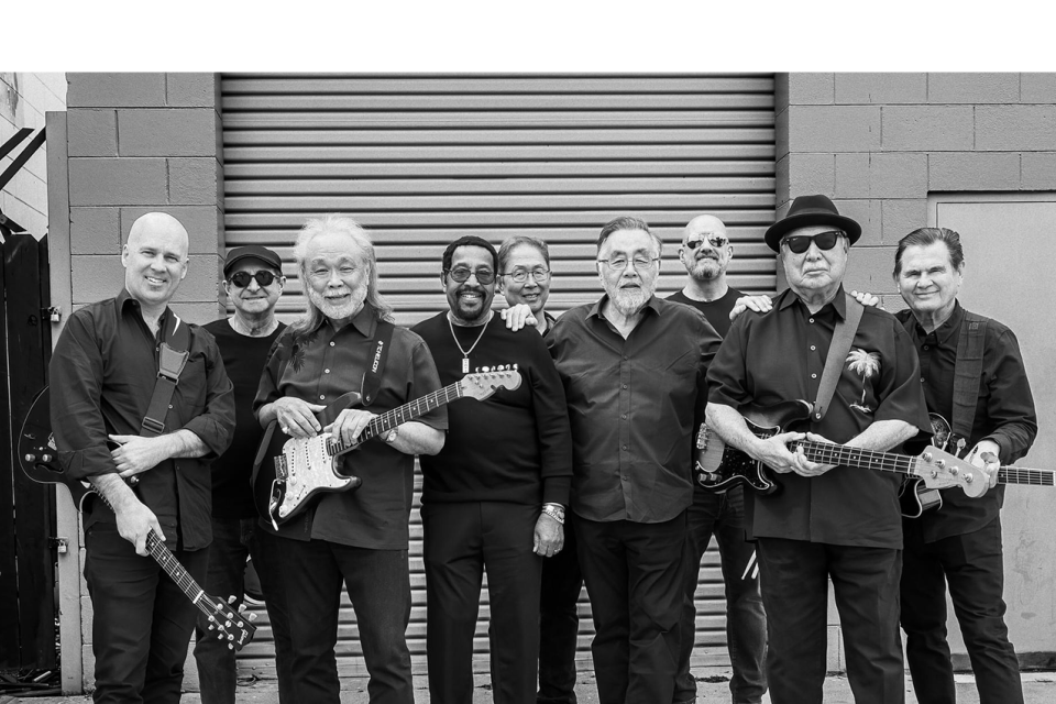 sansei rockers group photo black and white