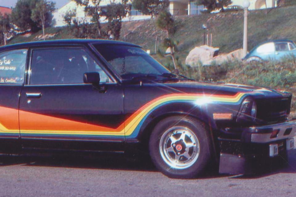 Ken Hashimoto Vega with rainbow stripes