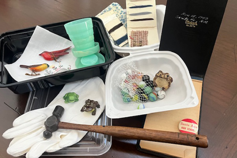 Various items passed down from generations