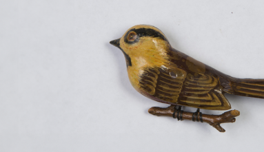 wood carved bird
