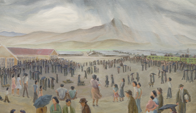 estellel shigo painting of camp