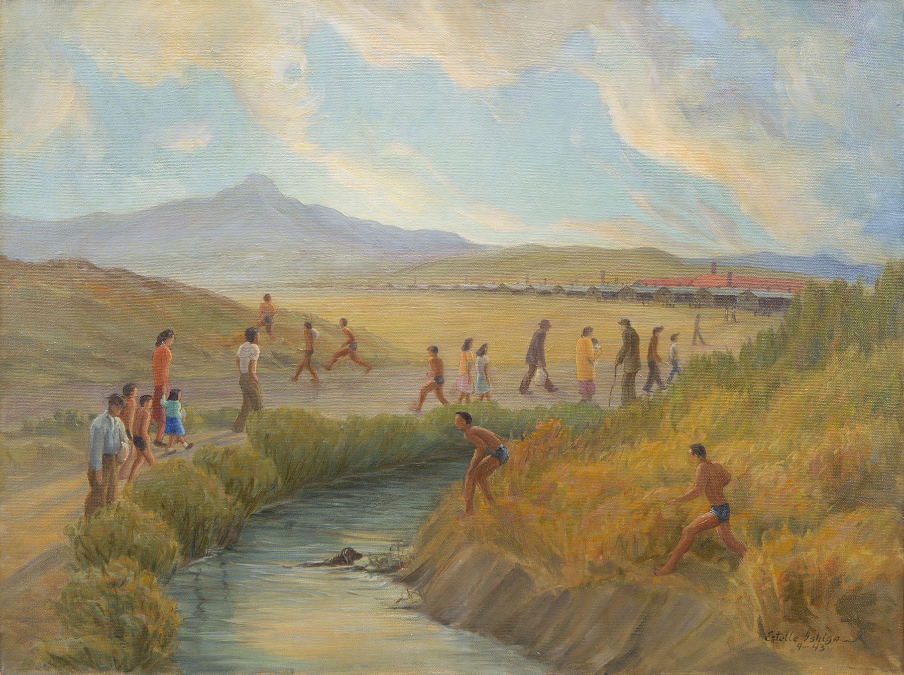 Painting by Estelle Ishigo